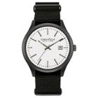Target Caravelle New York By Bulova Men's Black Nylon Strap Watch