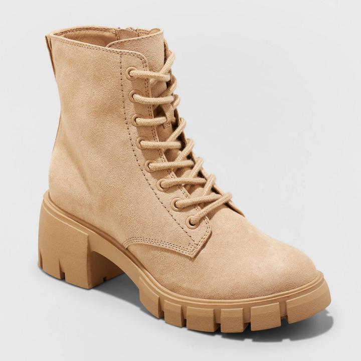 Women's Kolbi Combat Boots - Universal Thread Tan