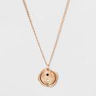Wax Seal Charm Yin Yang Necklace - Wild Fable Rose Gold