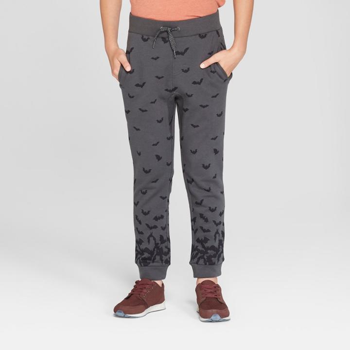 Boys' Animal Print Jogger Pants - Cat & Jack Dark Gray