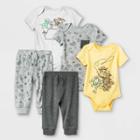 Baby Boys' 5pk Disney Toy Story Short Sleeve Bodysuit - Newborn, One Color