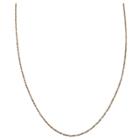 Target Two-tone Chain With Lobster Clasp Closure In Sterling Silver - Gray/yellow