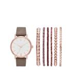 Women's Strap Watch Set - A New Day Rose Gold