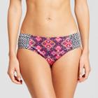 Women's Resort Full Bikini Bottom - Shade & Shore Multi Medallion Print L,