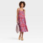 Women's Sleeveless A-line Dress - Knox Rose Rose Red Floral