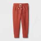 Toddler Boys' Ottoman Knit Jogger Pull-on Pants - Cat & Jack Brown