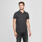 Men's Standard Fit Short Sleeve Loring Polo T-shirts - Goodfellow & Co Railroad Gray