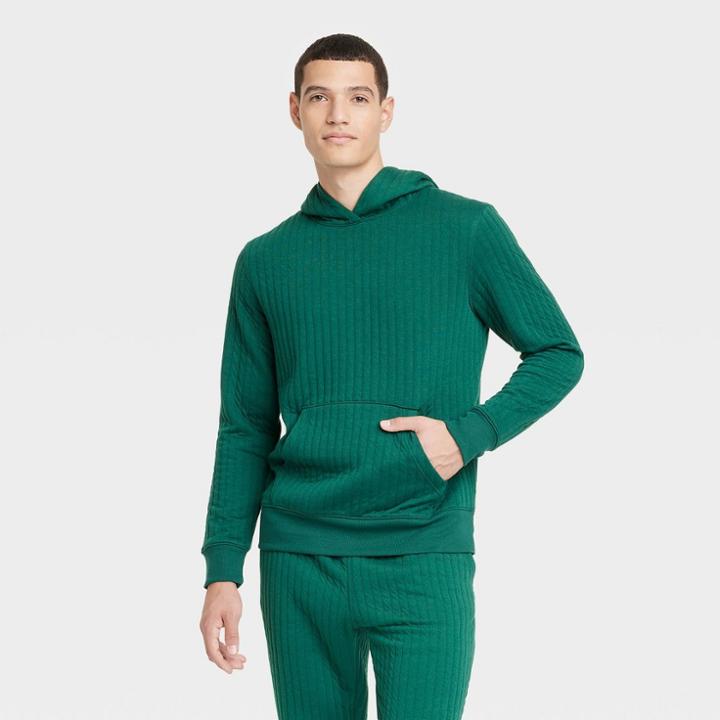 Men's Regular Fit Hoodie - Goodfellow & Co Green