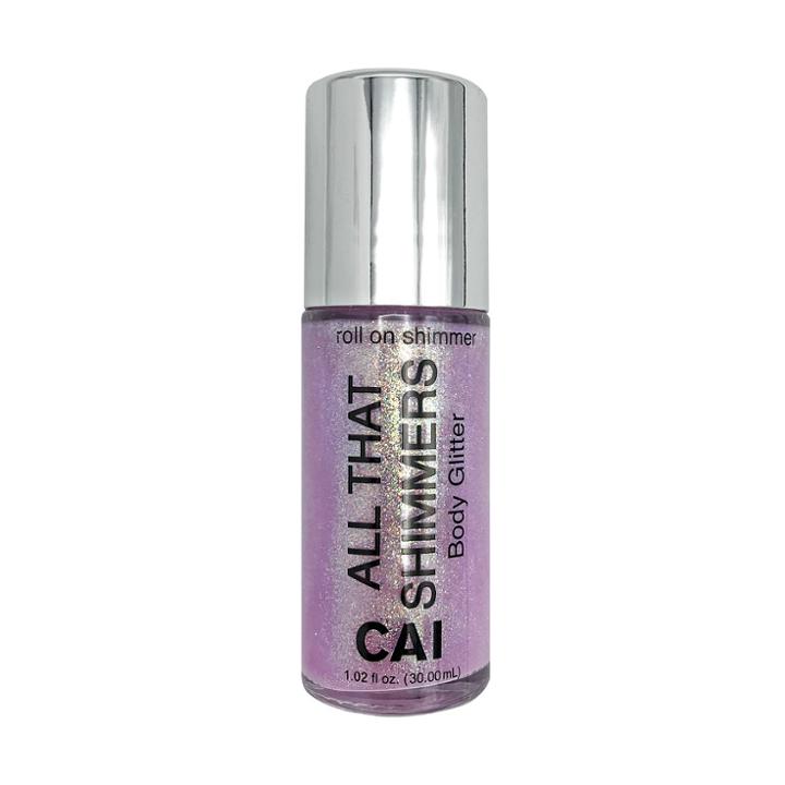 All That Glitters Cai All The Glitters Body Shimmer Roll-on Red - 3.16oz, White