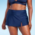 Women's Swim Skirt With Tummy Control - Kona Sol Navy Blue