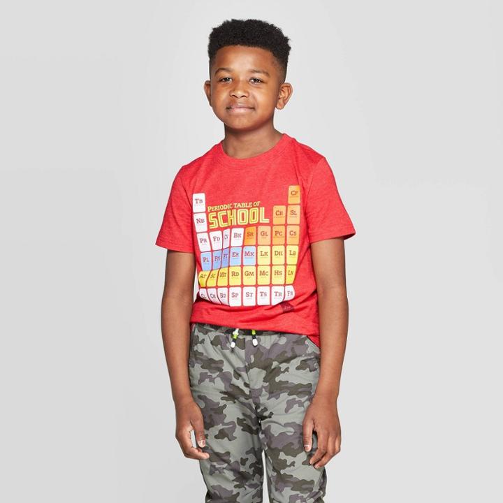Petiteboys' Short Sleeve Graphic T-shirt - Cat & Jack Red