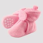 Luvable Friends Baby Girls' Fleeced Lined Scooties - Light Pink 0-6m, Size: