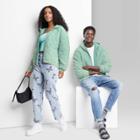 Hooded Quilted Jacket - Wild Fable Teal Green