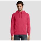 Hanes Men's Comfort Wash Fleece Pullover Hooded Sweatshirt - Crimson (red)