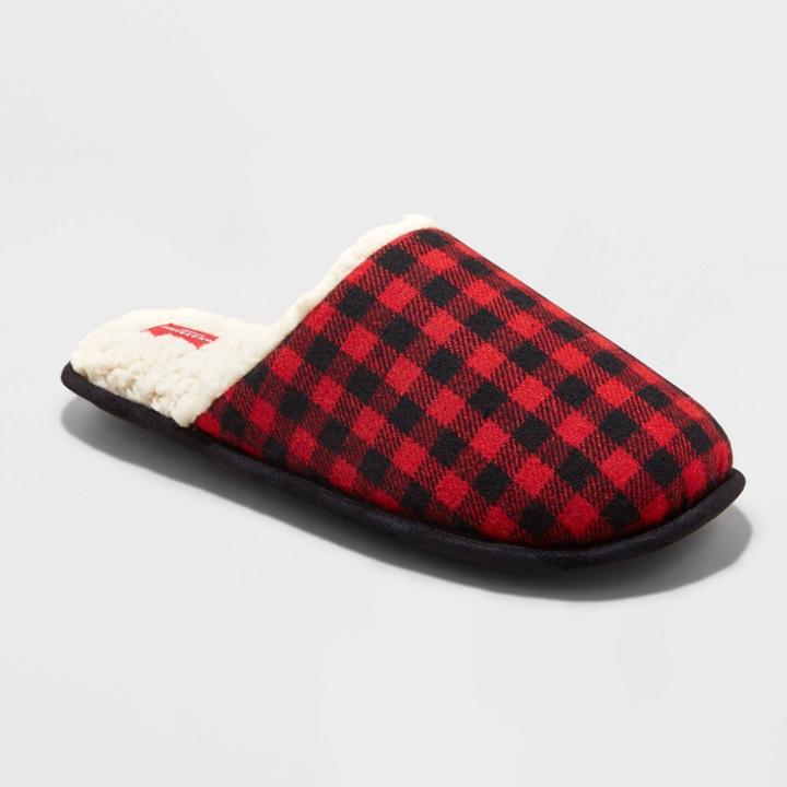 Men's Family Sleep Adult Plain Slippers - Wondershop Red