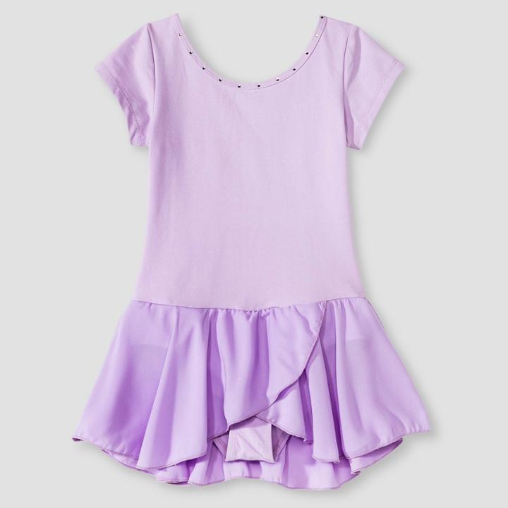 Danshuz Girls' Leotard - Lavender L (12-14), Size: L(12-14), Purple