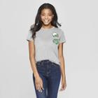 Women's Short Sleeve Irish Pocket Beer Graphic T-shirt - Modern Lux - Heather Gray