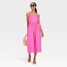 Women's Sleeveless Sundress - A New Day Pink