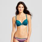 Women's Shell Push-up Bikini Top - Shade & Shore Rainforest