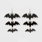 Bat Earrings - A New Day Black, Women's