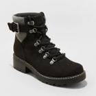 Women's Kelly Lace-up Hiking Boots - Universal Thread Black