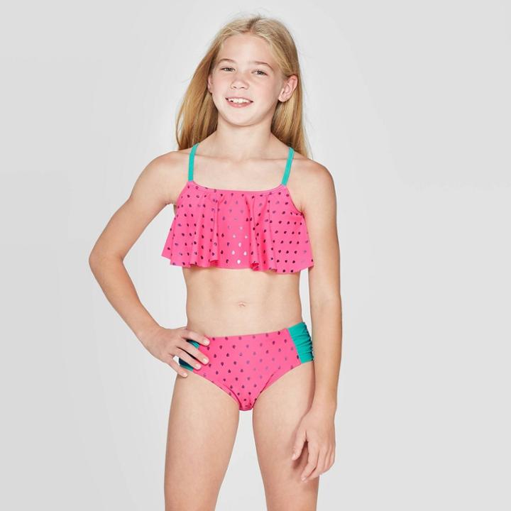 Girls' Watermelon Wobble Bikini - Cat & Jack Pink