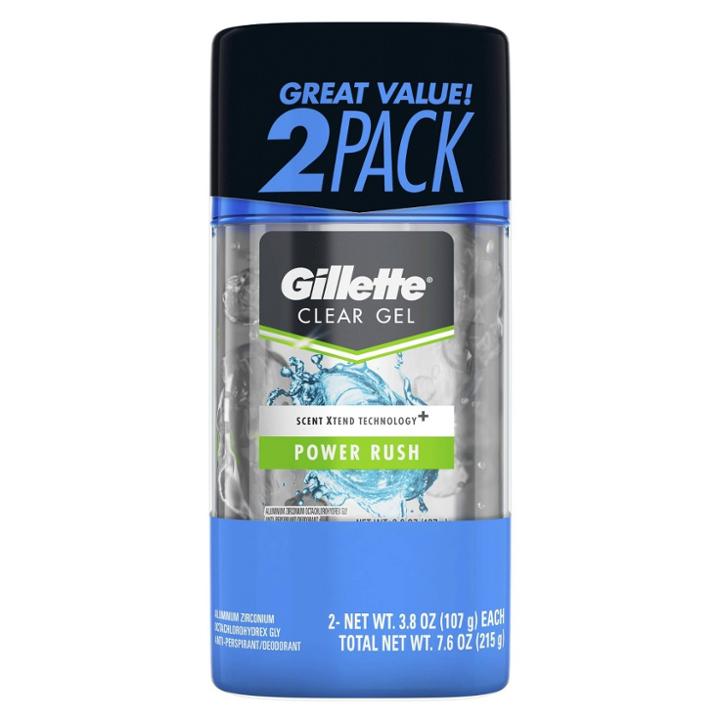 Gillette Clear Gel Power Rush Anti-antiperspirant And Deodorant