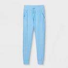Girls' Soft Stretch Joggers - All In Motion Heather Blue