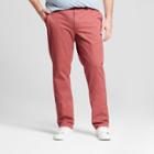 Target Men's Tall Athletic Fit Hennepin Chino - Goodfellow & Co Dusty Red