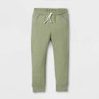 Toddler Kids' Fleece Jogger Pants - Cat & Jack Olive Green