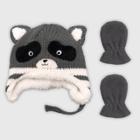 Baby Boys' Hat And Glove Set - Cat & Jack Gray 0-6m, Toddler Boy's
