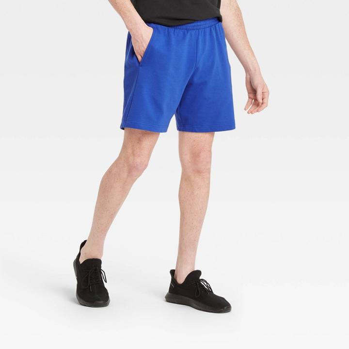 Men's Fleece Shorts - All In Motion Blue