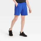 Men's Fleece Shorts - All In Motion Blue