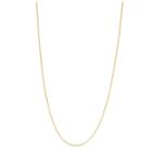 Tiara Gold Over Silver 16 - 22 Adjustable Beaded Chain, Women's, Yellow