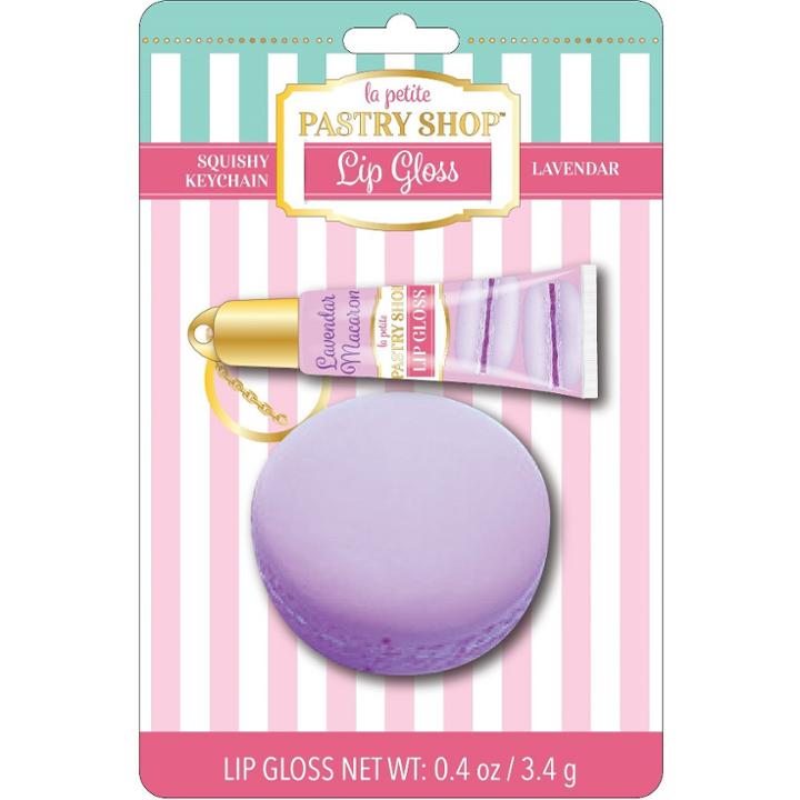 Adore Macaroon Squishy Lip Gloss Keychain