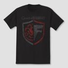 Men's Game Of Thrones Short Sleeve T-shirt - Black