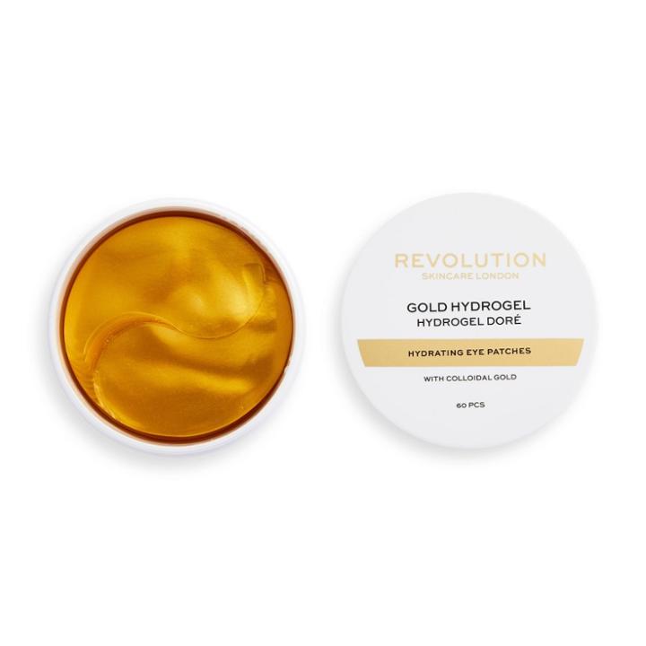 Makeup Revolution Skincare Gold Eye Hydrogel Hydrating Eye Patches With Colloidal Gold