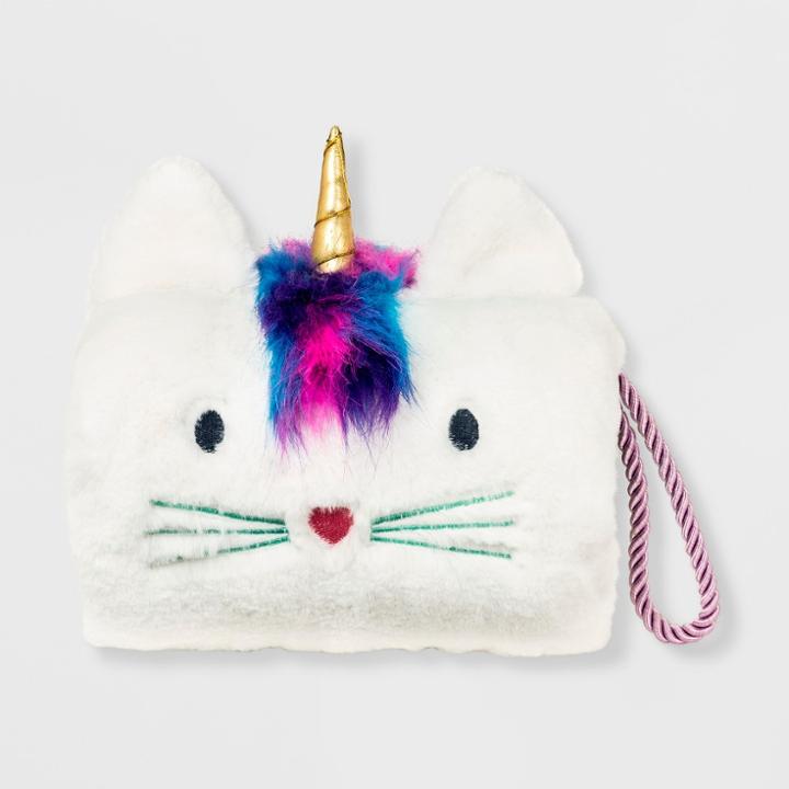 Girls' Cat Hand Warmer - Cat & Jack Cream (ivory)