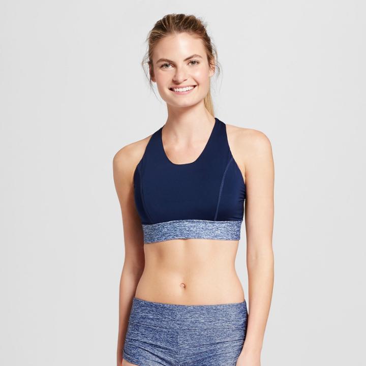 Tyr Women's Active Bikini Top - Navy/grey