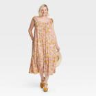 Women's Plus Size Sleeveless Dress - Knox Rose Yellow Floral