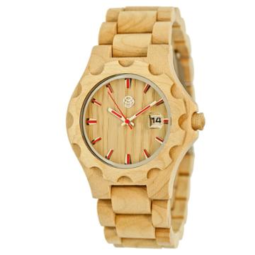 Earth Wood Goods Earth Wood Men's Gila Eco - Friendly Sustainable Wood Bracelet Watch - Khaki