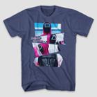 Men's Netflix Squid Game Worker Short Sleeve Graphic T-shirt - Heathered Navy Blue