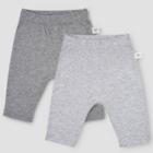 Fruit Of The Loom Baby 2pk Breathable Pants - Gray Newborn, Kids Unisex