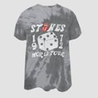 Bravado Men's Rolling Stone Tie Dye Short Sleeve Graphic T-shirt - Gray S, Men's,