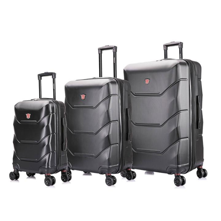 Dukap Zonix Lightweight 3pc Hardside Checked Luggage