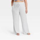 Women's Plus Size Perfectly Cozy Wide Leg Lounge Pants - Stars Above