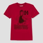 Men's Stranger Things Babysitter Of The Year Short Sleeve T-shirt - Midnight Cherry