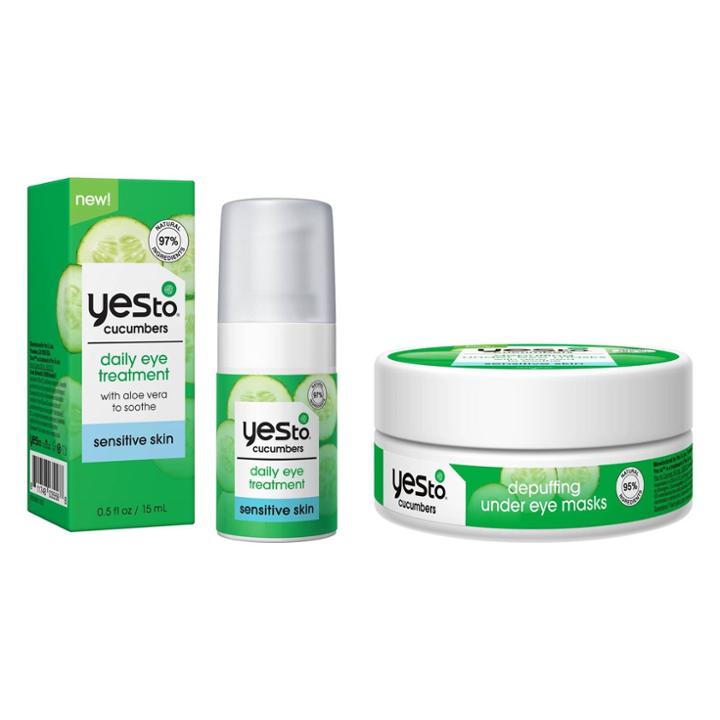 Yes To Under Eye Mask And Cream - Cucumber
