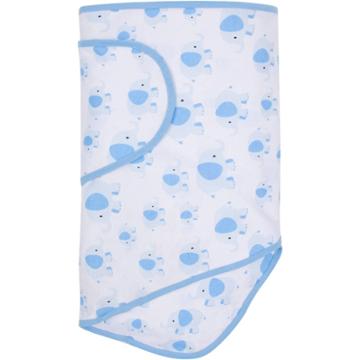 Miracle Blanket Swaddle Wrap - Blue Elephants