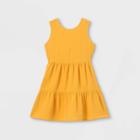 Girls' Gauze Sleeveless Dress - Cat & Jack Yellow